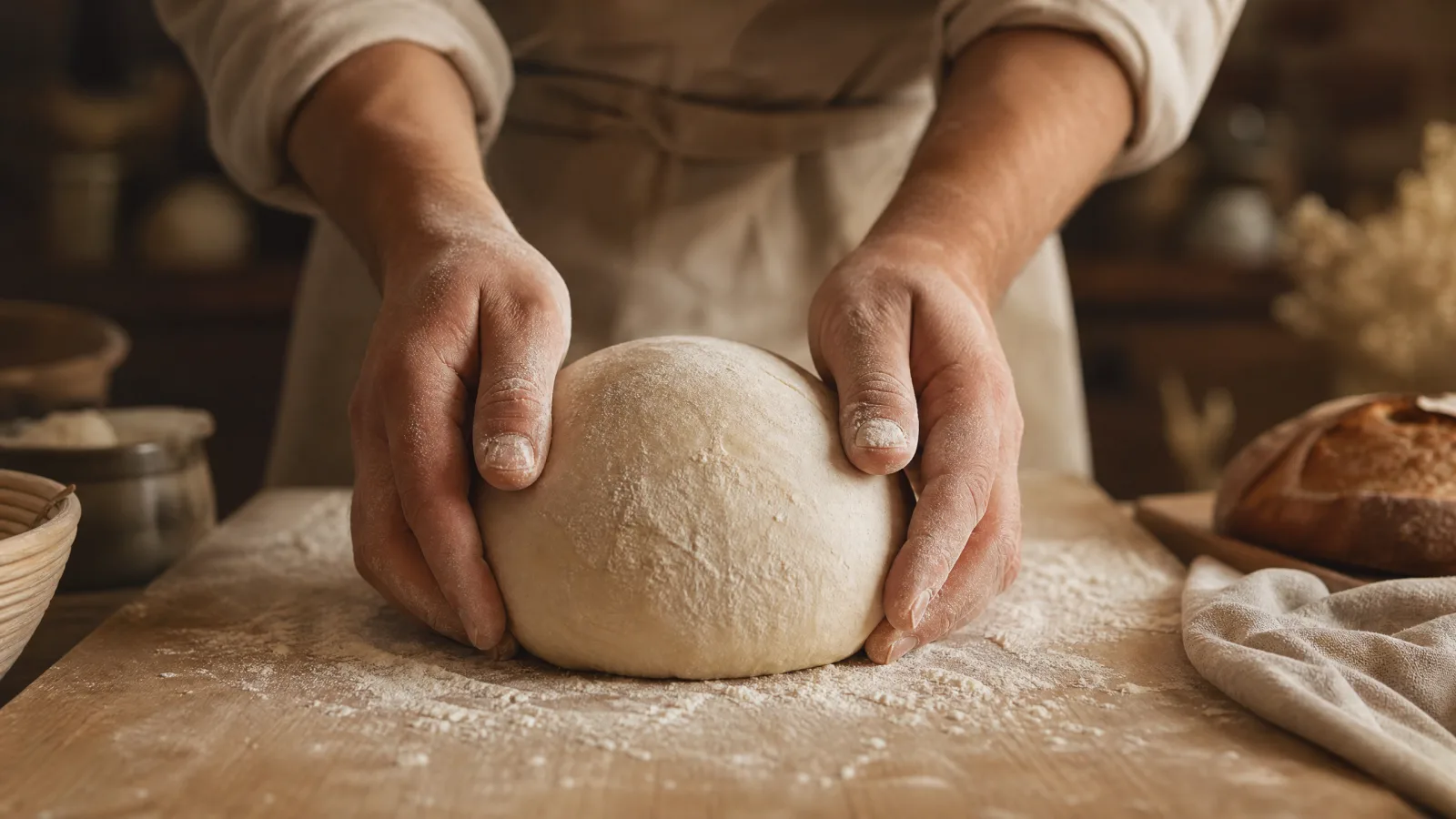 大师揉制酸面包面团的公开课封面